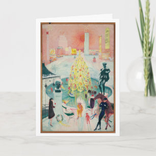 Carte Tableau de Noël Art déco de Florine Stettheimer