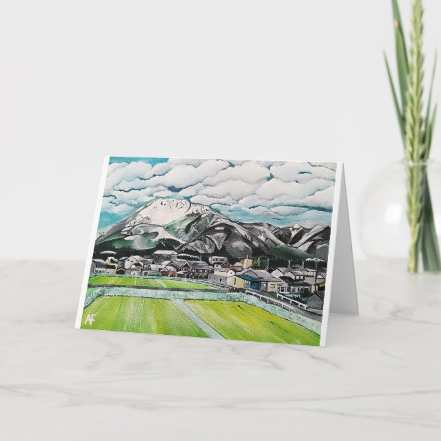 Carte Tableau du Mont Fuji par Alfred Fox (Devant)