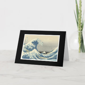 Carte Tableau japonais "La Grande Vague"