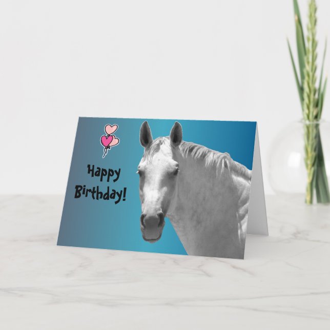 Carte Tachetez le cheval gris (Devant)