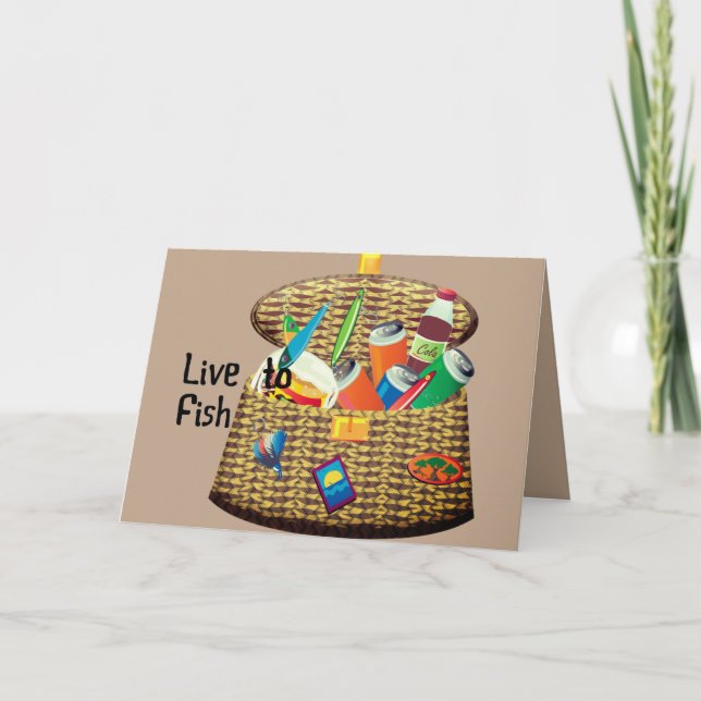 Carte Tackez Gold Graphic Live to Fish Gear Digital (Devant)