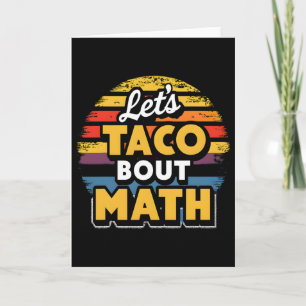 Carte Taco-blabla sur les maths ! Cinco De Mayo Blague s