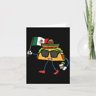 Carte Taco Drapeau Mexique Cinco De Mayo Mexicain