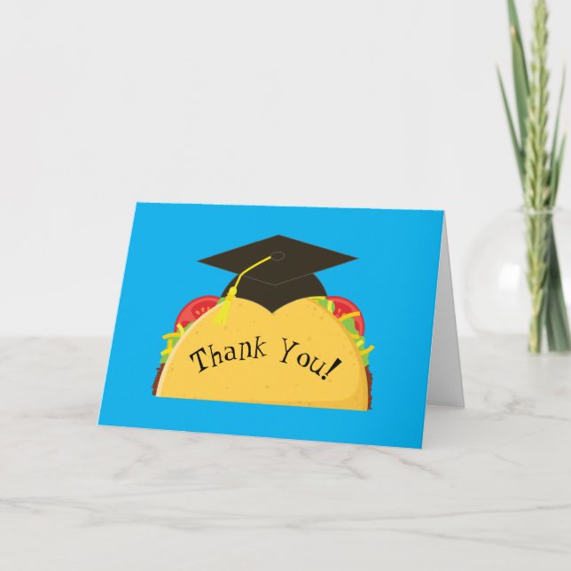 Carte Taco Fiesta Graduation Party Mexicaine (Devant)
