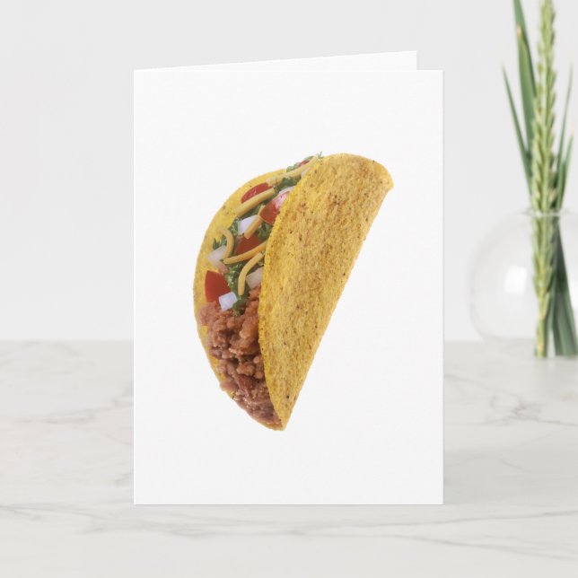 Carte Taco Funny Halloween costume assorti couples (Devant)