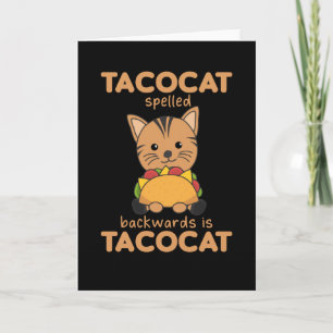 Carte Tacocat Écrit À L'Arrière Est Tacocat - Amour