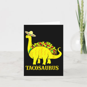 Carte Tacosaurus Cinco De Mayo T-shirt Drôle Tacos Dinos