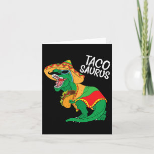 Carte Tacosaurus Taco Dino Trex Cinco De Mayo Enfants To