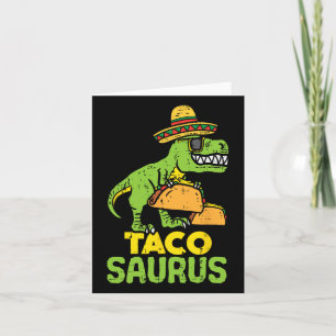 Carte Tacosaurus Trex Cinco De Mayo Dinosaur Kid