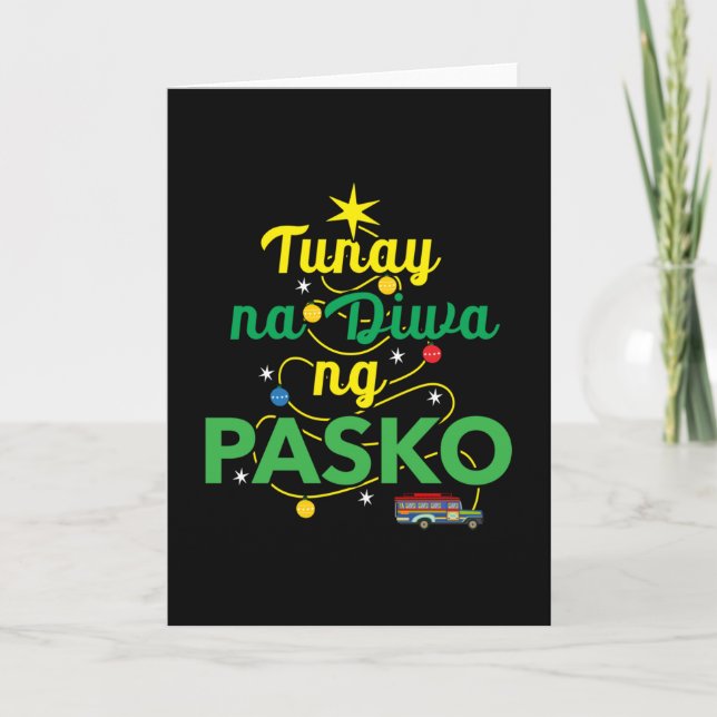 Carte Tagalog Philippines Spirit of Christmas (Devant)