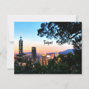Carte Taipei, Taïwan photo pittoresque