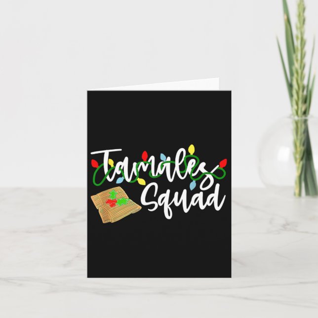 Carte Tamales Squad Tamales Creds Fun Christmas (Devant)