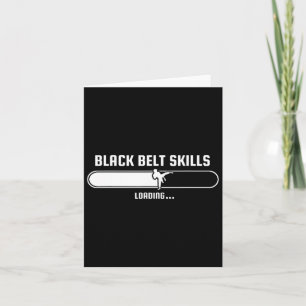 Carte Tang Soo Do Funny Kids Black Belt Skills Chargemen