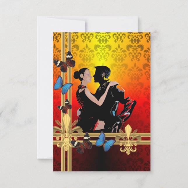 Carte Tango sur damas (Devant)