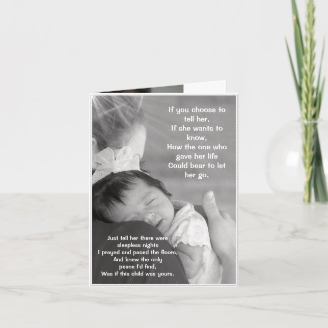 Carte Tant l'amour de sa mère. (Devant)