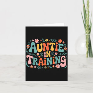 Carte Tante en formation Tante pour travail d'hôte Neveu