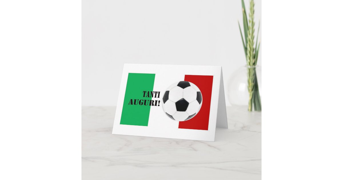 Carte Tanti Auguri Joyeux Anniversaire En Italien Zazzle Ca