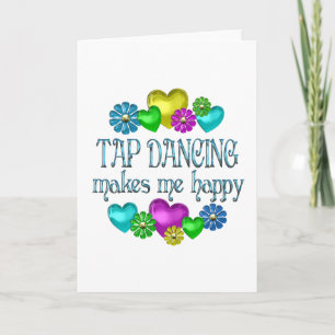Carte Tap Dancing Happy