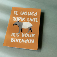 Tapir, c'est ton anniversaire