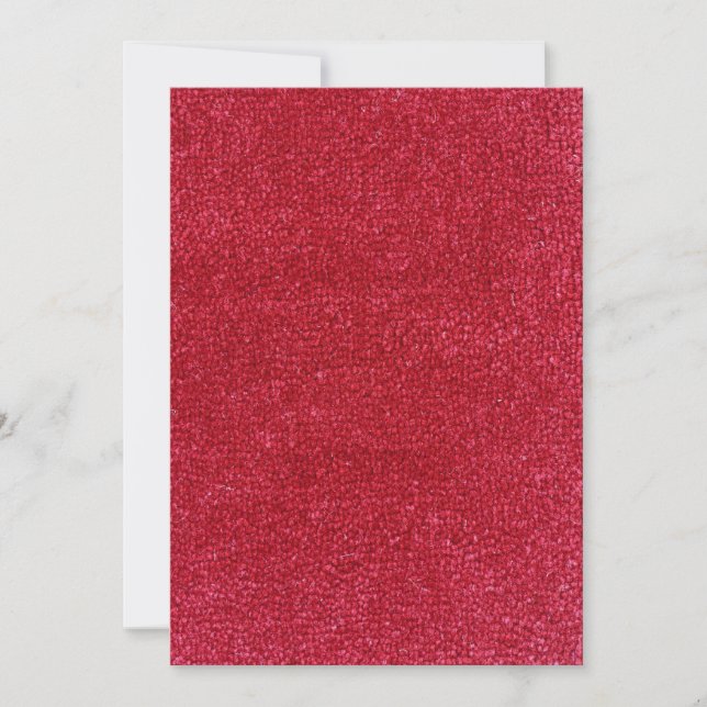 Carte Tapis rouge texture (Devant)