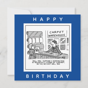 Carte Tapis Showroom ne vend pas de Chiens de Nodding Ca