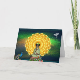 Carte Tapisserie de mur de Kuan Yin