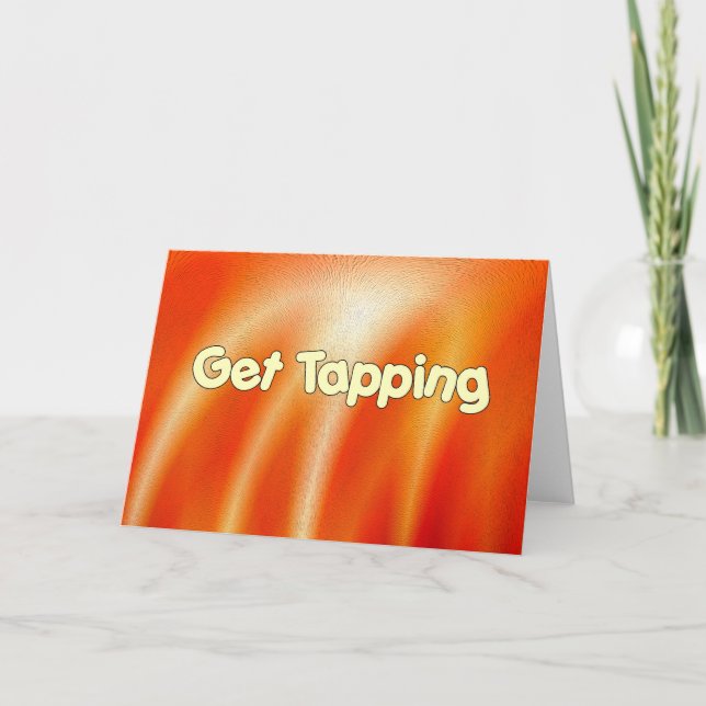 Carte Tapping - Tap Dancing (Devant)