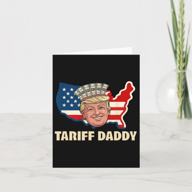 Carte Tarif Daddy Funny Trump (Devant)
