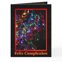 Tarjeta - Feliz Cumpleaños - Todas Luces en Color