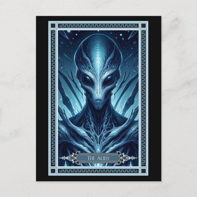 Carte Tarot Alien (Devant)