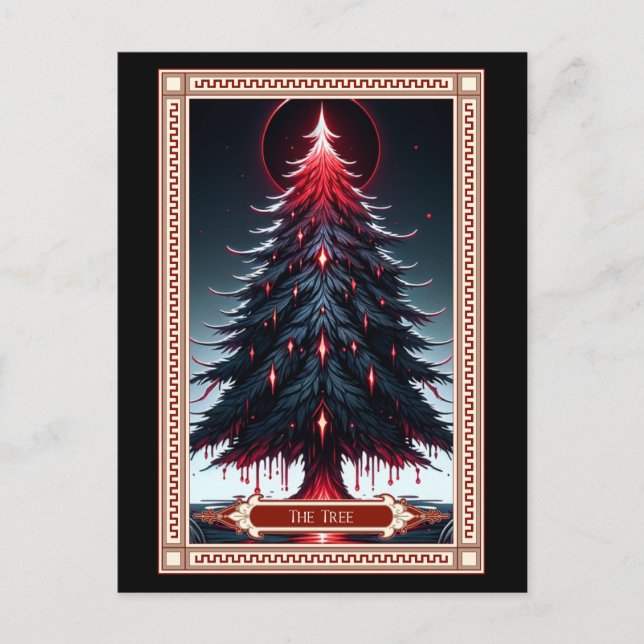 Carte Tarot Arbre de Noël (Devant)