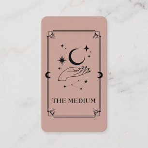 Carte Tarot Carte de visite psychique moyen célest