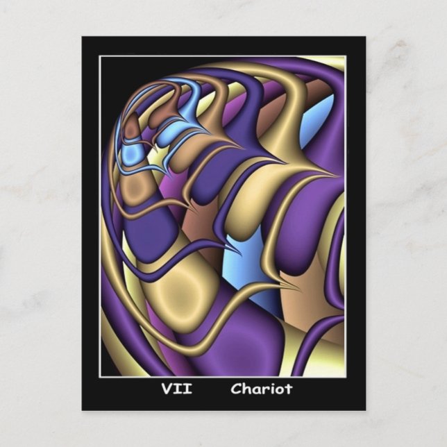 Carte Tarot Chariot (Devant)
