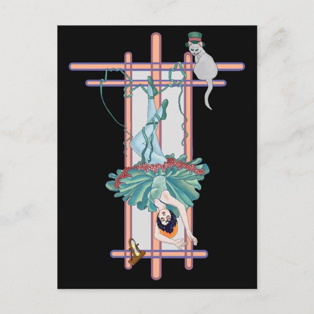Carte Tarot Femme Coincée (Devant)
