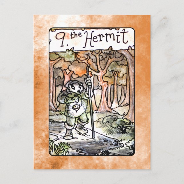 Carte Tarot Hermit (Devant)