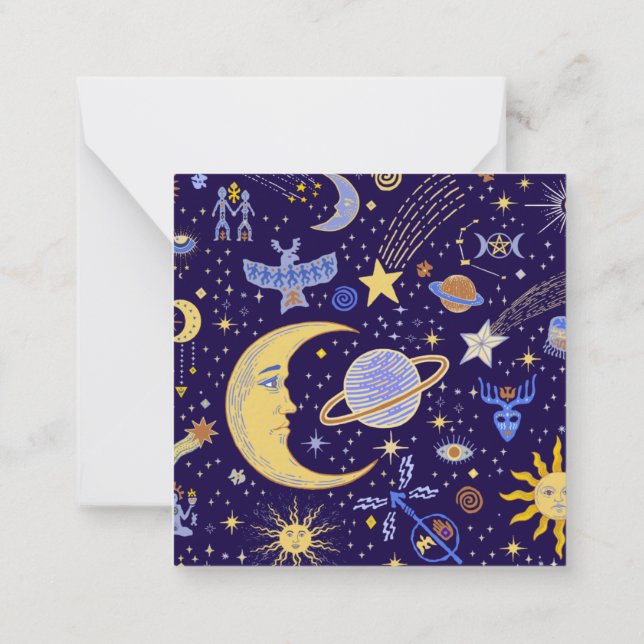 Carte Tarot - LE MONDE (Dos)