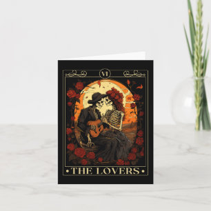 Carte Tarot Lots Skeleton Valentine Gothic Ha