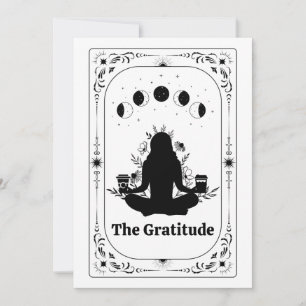 Carte Tarot Merci Yoga Café Amour Gratitude