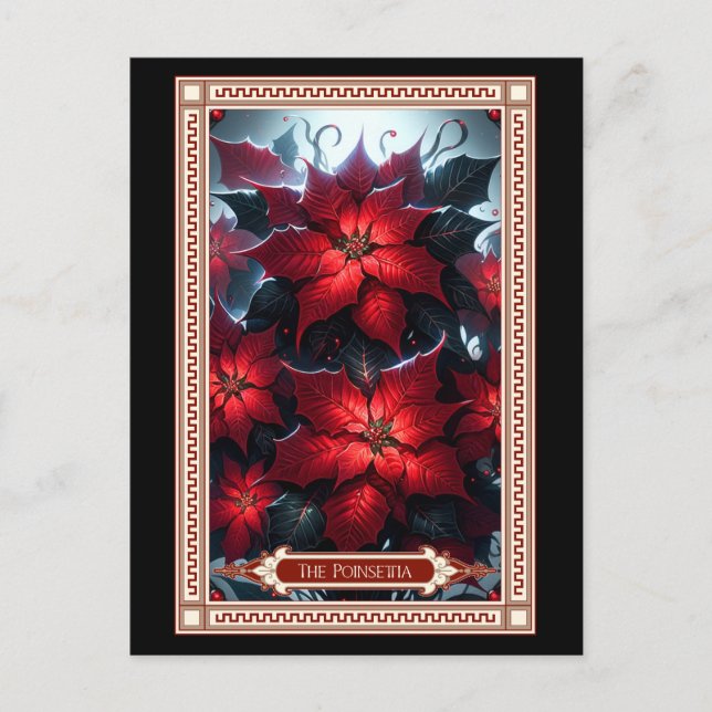 Carte Tarot Poinsettia (Devant)