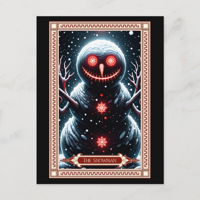 Carte Tarot Snowman (Devant)