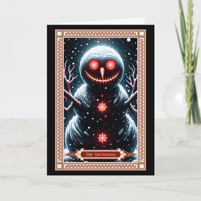 Carte Tarot Snowman (Devant)