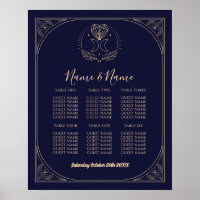 Carte Tarot Tableau 6 Plan de siège Mariage Star M
