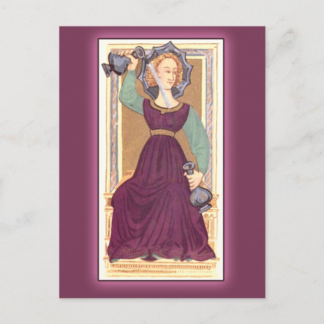 Carte Tarot Temperance France (Devant)