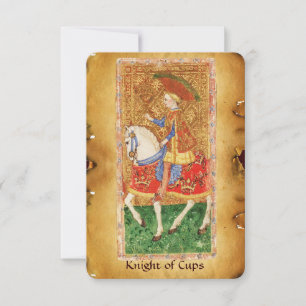 CARTE TAROTES DE RENAISSANCE ANTIQUE / CHEVALIER DES COU