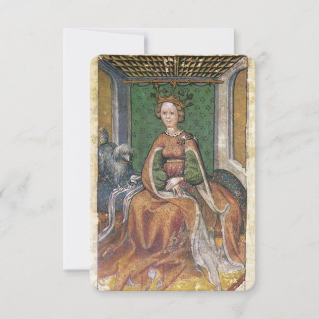 Carte Tarots antiquaires /Cartes de cour allemandes/Rein (Devant)