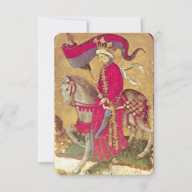 Carte Tarots antiquaires /Cartes de cour allemandes/Roi  (Devant)