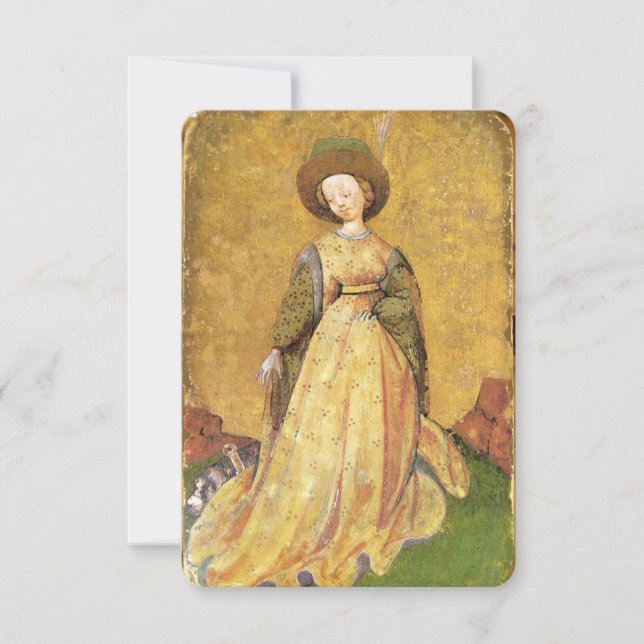 Carte Tarots antiquaires /Cartes de tribunal allemandes/ (Devant)