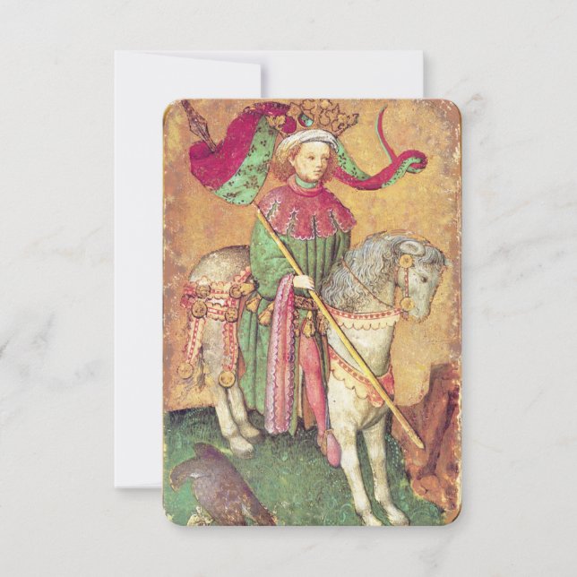 Carte Tarots antiquités /Cartes de cour allemandes/Roi d (Devant)