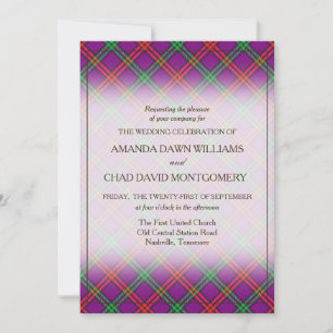 Carte Tartan Beauty Clan Montgomery Scottish Plaid