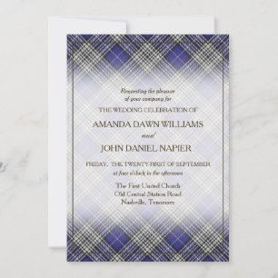 Carte Tartan Beauty Clan Napier Plaid Écossais